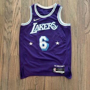 Lakers Nike Lebron James Jersey (Size 44 Medium) #6 - Swingman